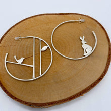 Load image into Gallery viewer, Hare Statement Hoop Earrings