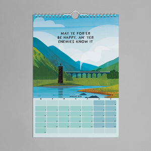 2026 Scottish Quotes and Sayings Calendar
