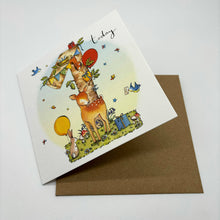 Load image into Gallery viewer, 1st Birthday Card - Woodland Deer
