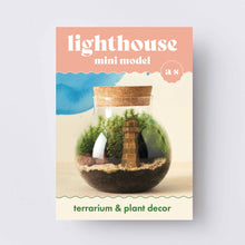 Load image into Gallery viewer, Lighthouse Mini Model, Brass Diy Building Kit

