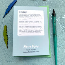 Load image into Gallery viewer, Garden Birds of Britain Art Blank Greeting Card
