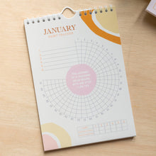 Load image into Gallery viewer, Daily Habit Tracker | 12 Month Goal Planner | Pastel Organic
