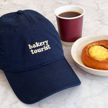 Load image into Gallery viewer, Bakery Tourist - Cotton Baseball Cap - Navy Blue
