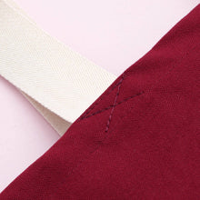 Load image into Gallery viewer, Books &amp; Snacks - Burgundy Canvas Tote Bag
