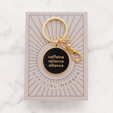 Load image into Gallery viewer, Caffeine Reliance Alliance - Enamel Keyring
