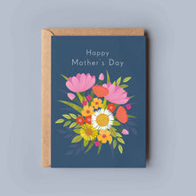 Load image into Gallery viewer, Vibrant Floral Bouquet Mother&#39;s Day Card
