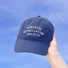 Load image into Gallery viewer, Sunshine Appreciation Society - Cotton Baseball Cap - Vintage Blue
