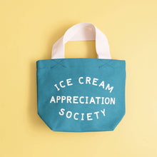 Load image into Gallery viewer, Ice Cream Appreciation Society - Little Tropical Blue Bag
