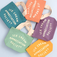 Load image into Gallery viewer, Ice Cream Appreciation Society - Little Tropical Blue Bag
