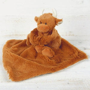 Highland Cow Plush Baby Soft Toy Soother Comforter 29cm