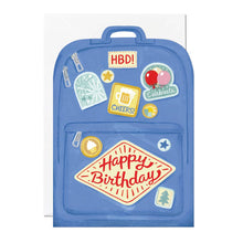 Load image into Gallery viewer, Backpack Birthday | Greeting Card | Birthday Card For Men
