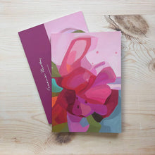 Load image into Gallery viewer, Pink flower notebook | A5 notebooks
