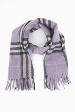 Load image into Gallery viewer, Alba Tartan Winter Scarf - Lilac
