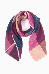 Foraging - Checked Winter Scarf