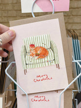 Load image into Gallery viewer, Christmas Card | Cat Card | Ginger Cat | Festive Card
