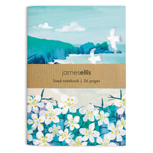 Load image into Gallery viewer, Blackthorn Blossom A6 Lined Notebook
