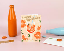 Load image into Gallery viewer, Aperol Spritz Birthday Card
