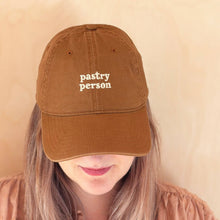 Load image into Gallery viewer, Pastry Person - Cotton Baseball Cap
