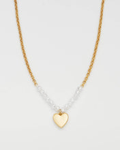 Load image into Gallery viewer, Niva Mistletoe Heart Pearl Necklace
