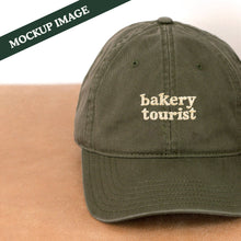 Load image into Gallery viewer, Bakery Tourist - Cotton Baseball Cap - Olive
