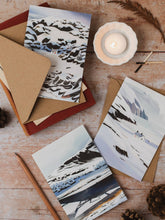 Load image into Gallery viewer, Winter at Mull of Kintyre, Cosy Cottage Greeting Card
