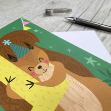 Load image into Gallery viewer, Age One Squirrel Birthday Card

