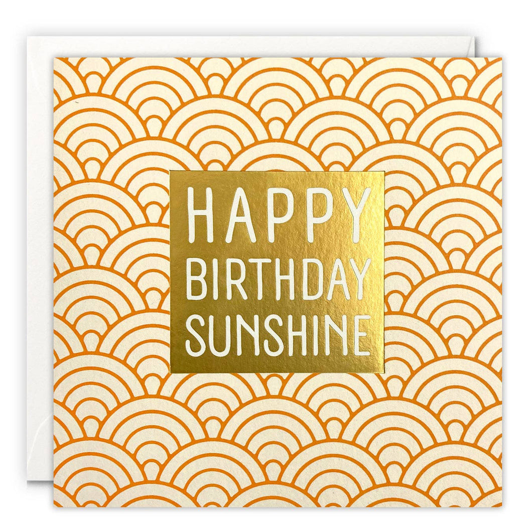 Happy Birthday Sunshine Deco Card