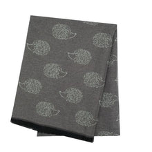 Load image into Gallery viewer, Hedgehog Scarf in grey and duck egg
