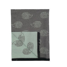 Load image into Gallery viewer, Hedgehog Scarf in grey and duck egg
