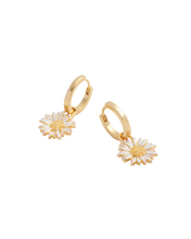 Load image into Gallery viewer, Daisy Huggie Earrings
