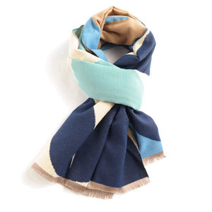 Clover Scarf in Blue