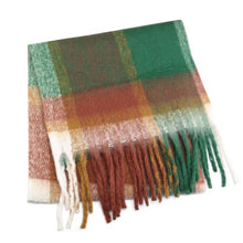 Load image into Gallery viewer, Chestnut - Tartan Winter Scarf
