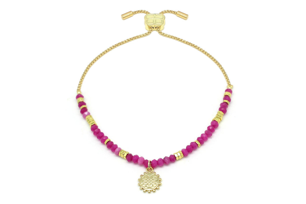 Rosado Hot Pink Gold Bracelet