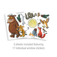 Load image into Gallery viewer, The Gruffalo's Child Christmas Window Stickers
