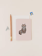 Load image into Gallery viewer, Mocha the Fluffy Brown Tabby Cat Card
