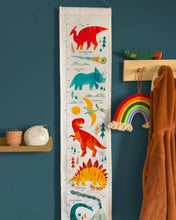 Load image into Gallery viewer, Dinosaur Children's Fabric Height Chart
