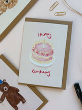 Load image into Gallery viewer, Birthday Card | Birthday Cake | Card for Girls | Party Food
