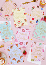 Load image into Gallery viewer, Birthday Card – Victoria Sponge Cake Greeting Card
