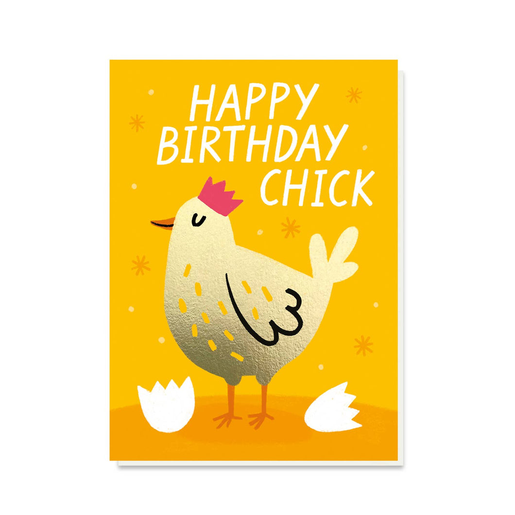Birthday Chick Birthday Card