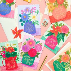 Happy Mother's Day Vase Card