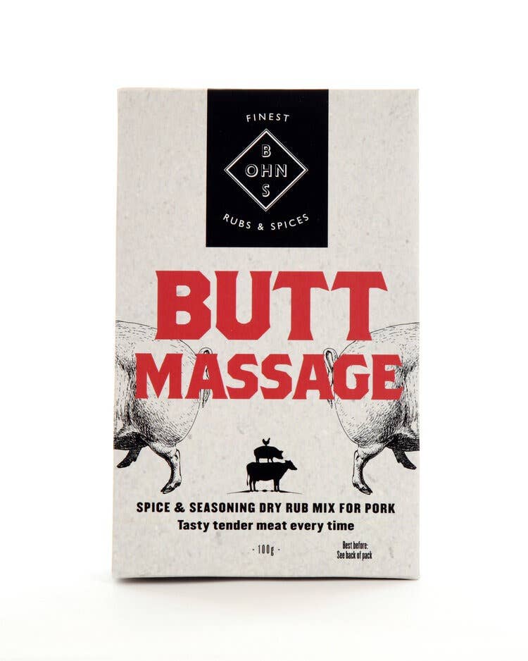 Butt Massage: Spice and seasoning dry rub mix for pork
