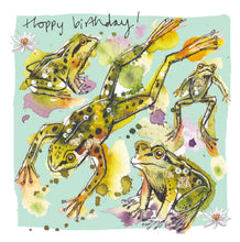 Load image into Gallery viewer, 'Hoppy Birthday' Frog Card
