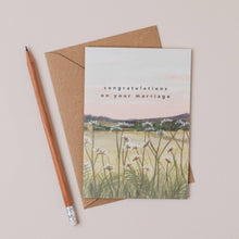 Load image into Gallery viewer, Derbyshire Sunset Wedding Card
