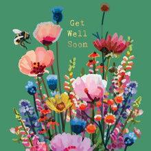 Load image into Gallery viewer, CG 13 - Get Well Soon Greeting Card with Foiled Lettering
