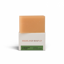 Load image into Gallery viewer, Lemongrass and Ginger Handmade Soap 190g
