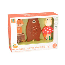 Load image into Gallery viewer, Woodland Wooden Stacking Toy
