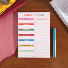 Load image into Gallery viewer, A5 Meal Planner &amp; Shopping List | Work Hard, Play Nice
