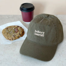Load image into Gallery viewer, Bakery Tourist - Cotton Baseball Cap - Olive
