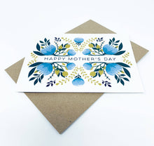 Load image into Gallery viewer, Happy Mother's Day - Floral Blue
