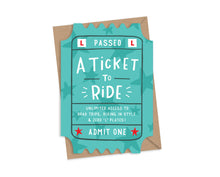 Load image into Gallery viewer, A Ticket To Ride

